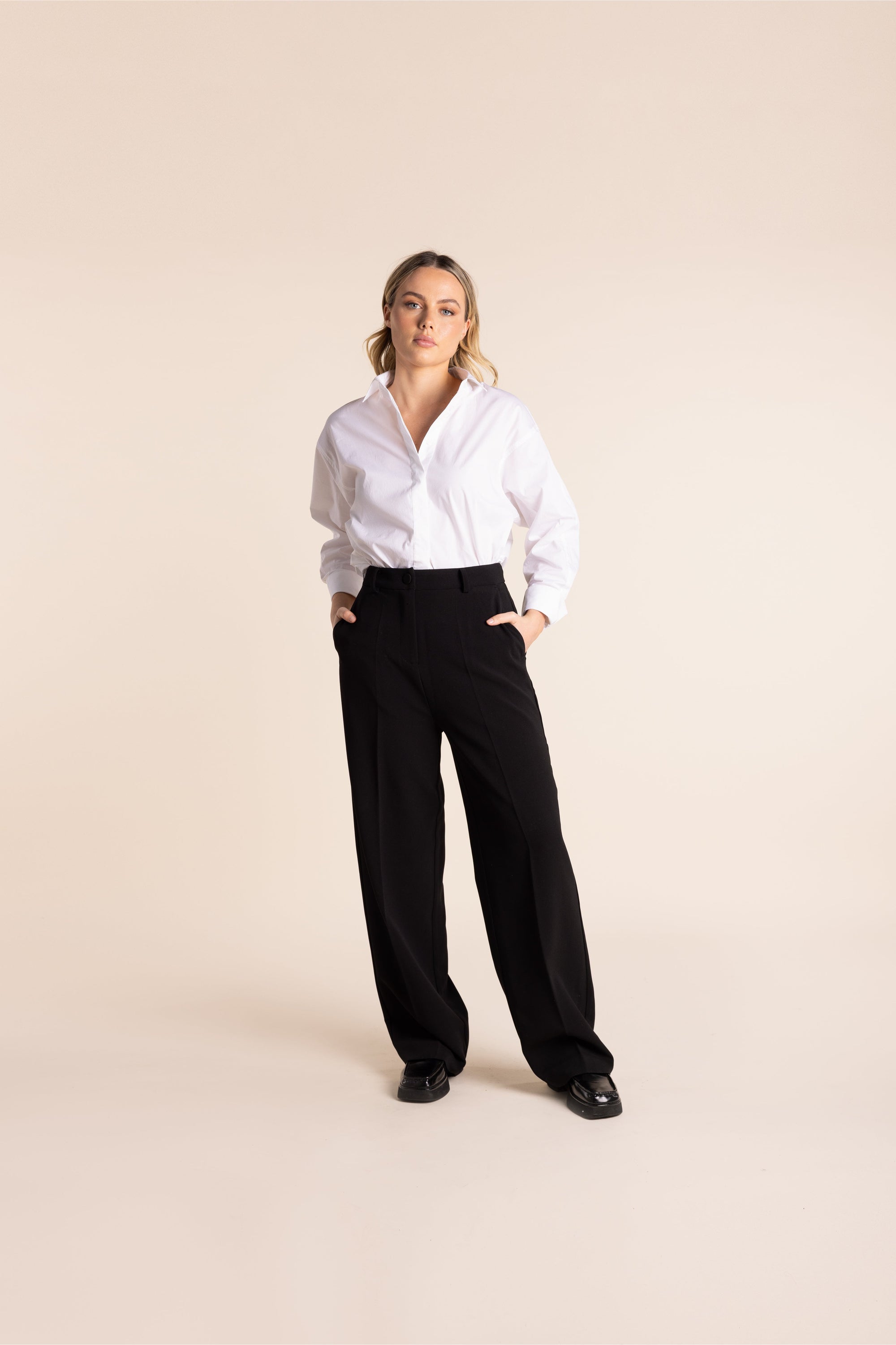 Two-T's Clothing Tailored Pant in Black