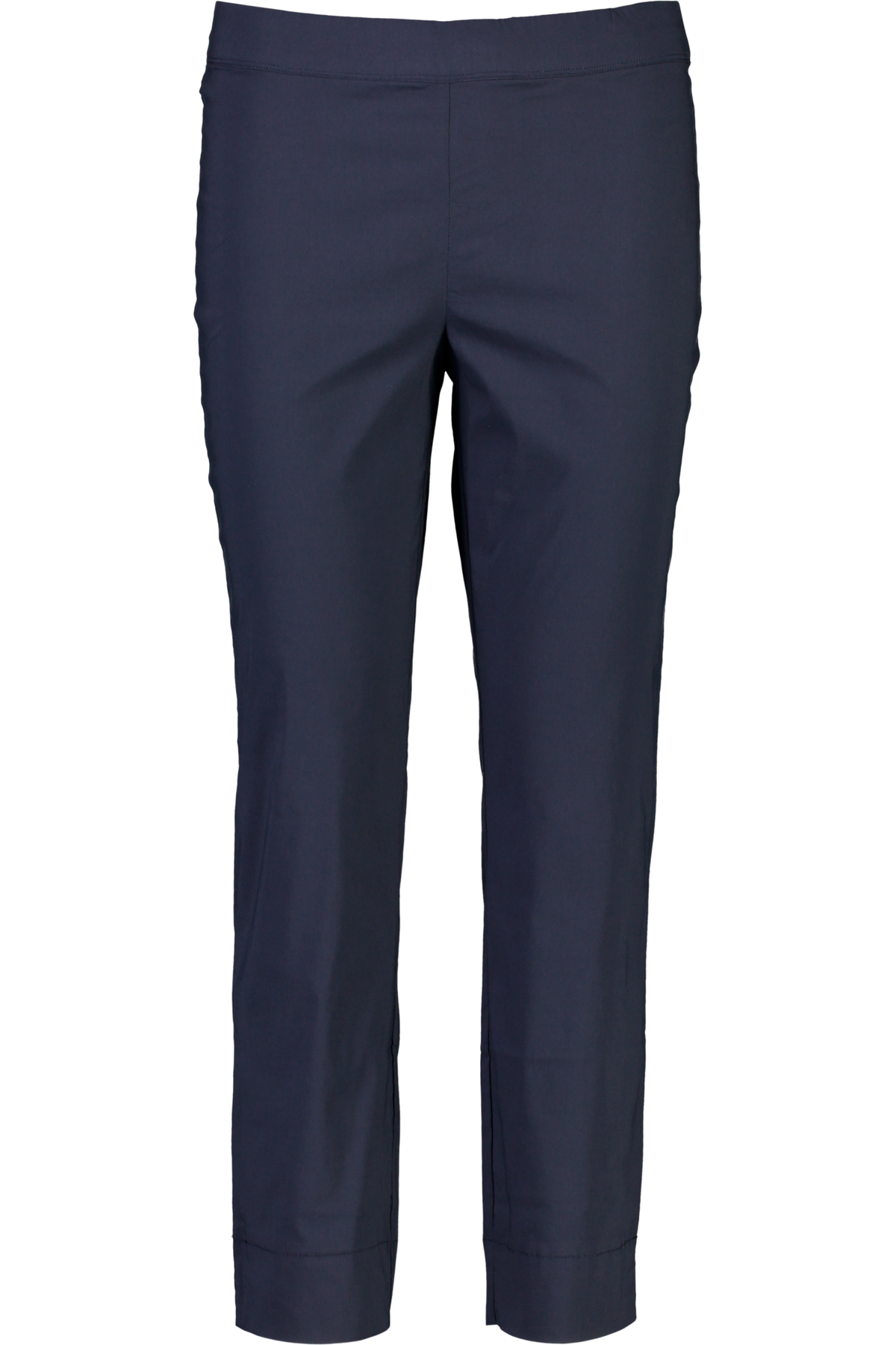 Foil Fuss Free Taper Trapeze Capri Pant in True Navy