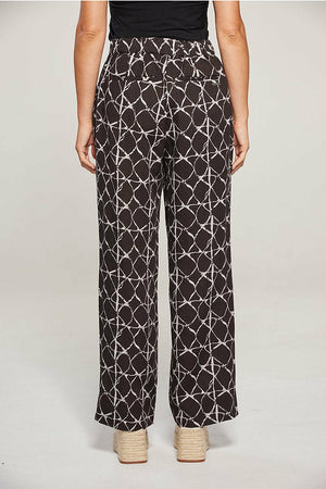 Newport Collection Tuscan Pant in Black Tuscan Print