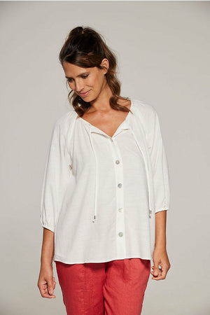 Newport Collection Amari Shirt in Ivory