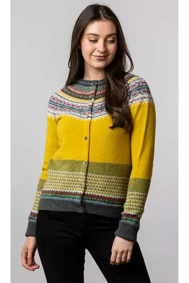 Eribe Knitwear Alpine Cardigan in Piccalilli