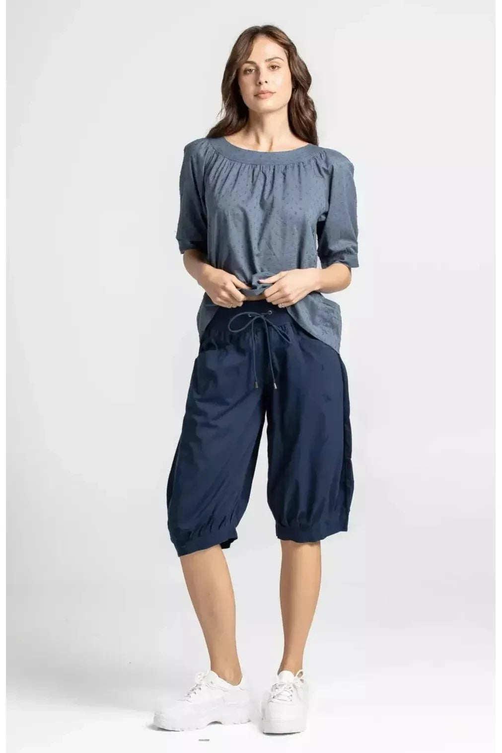 Boom Shankar Jada shorts in Navy Plain