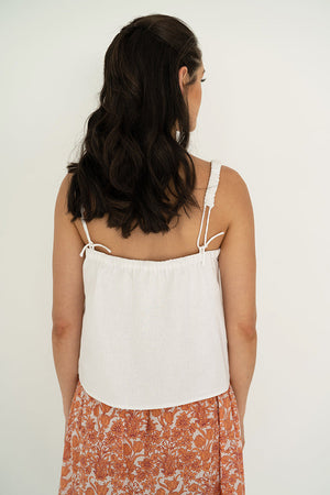 Humidity Talise Tank in White