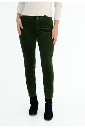 Humidity Queen Cord Jean in Moss