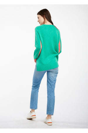 LD&CO Duo Sleeve Jumper in Mint