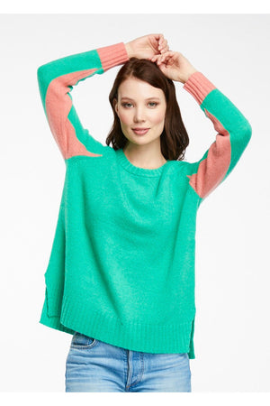 LD&CO Duo Sleeve Jumper in Mint