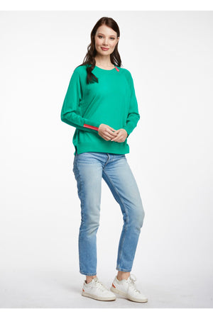 LD&CO Crew Neck Jumper in Green