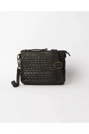 JUJU & Co Woven Pouch Bag in Black