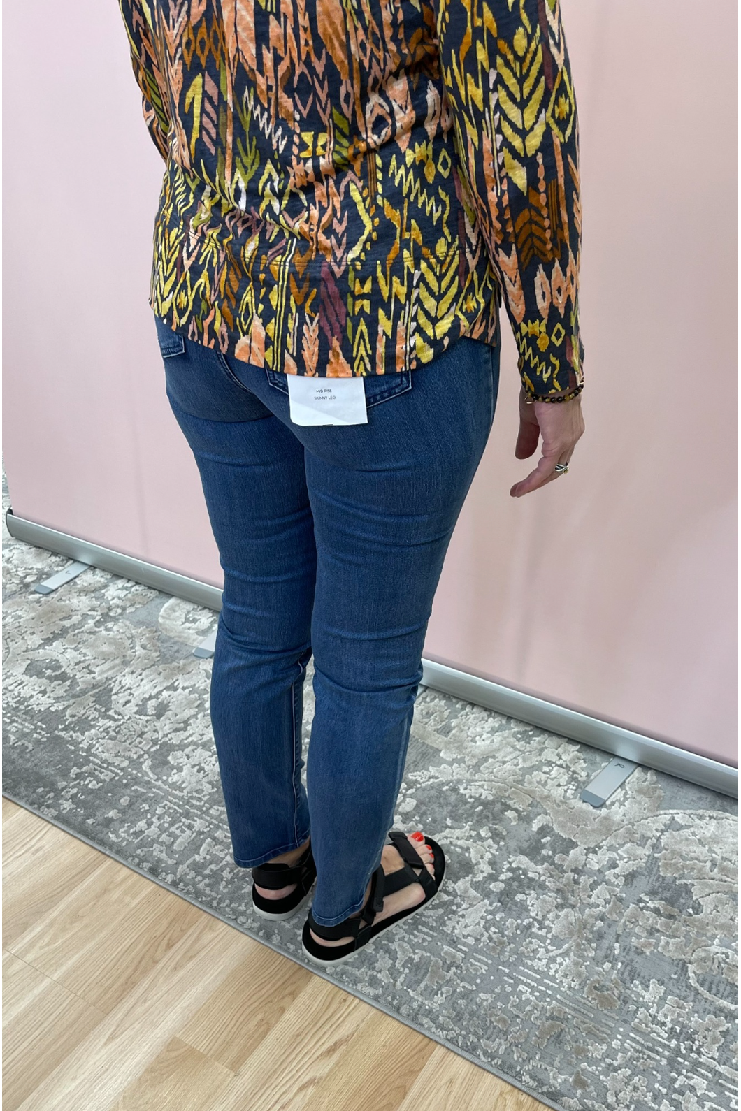 Foil Lou Lou Skinny Jean in Ink Wash