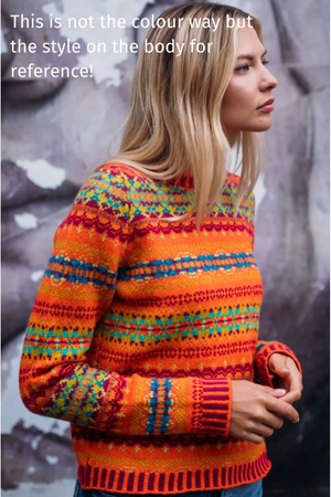 Eribe Knitwear Kinross Merino Sweater in Amarylis