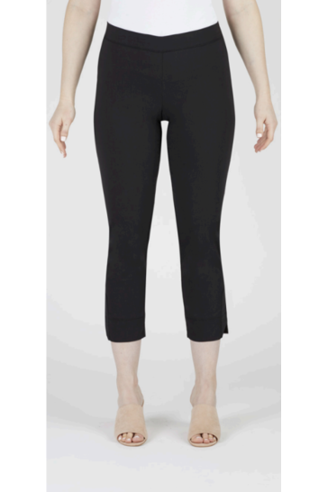 Foil 7/8 Signature Taper Trapeze Pants in Black