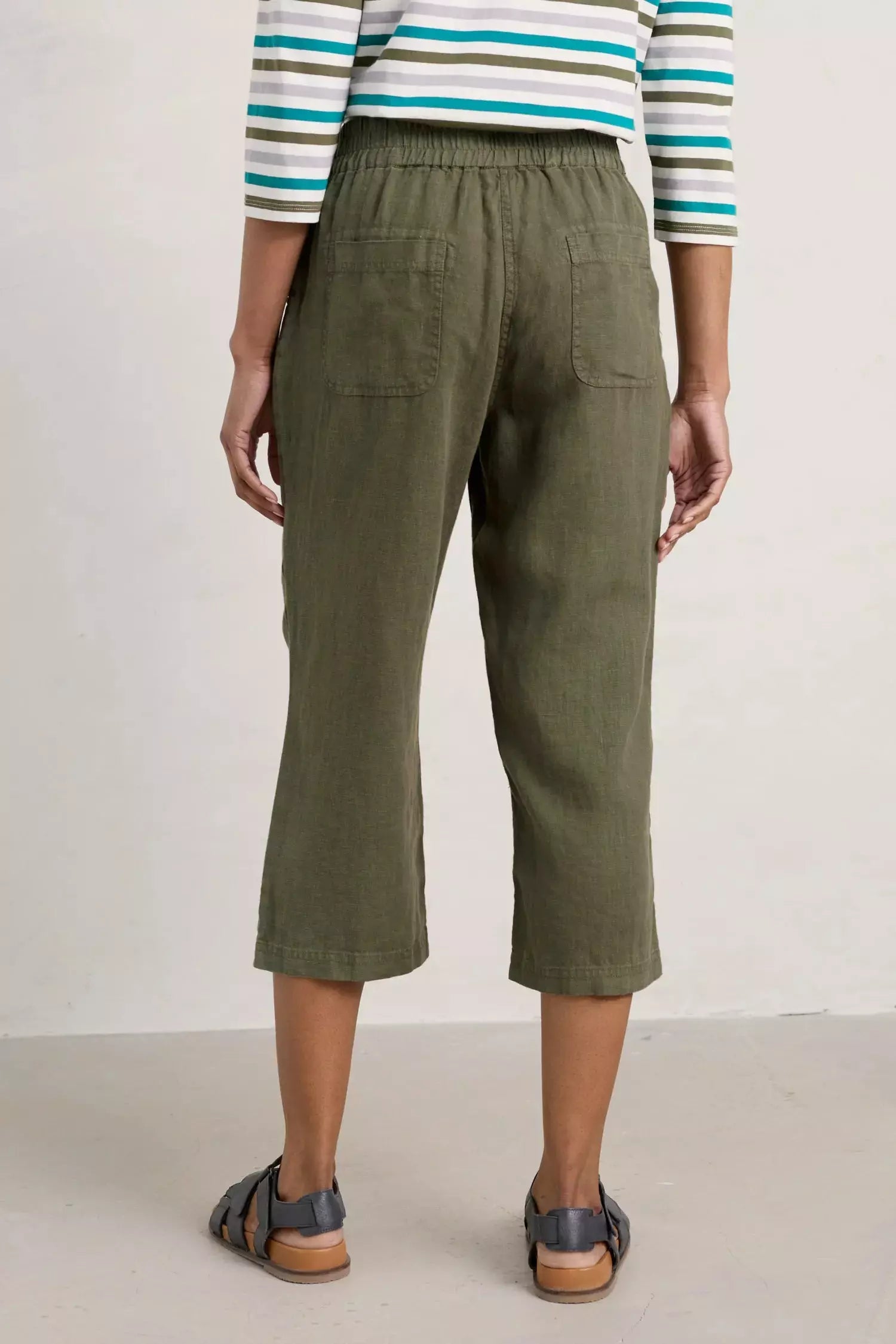 Cropped Trousers - Cropped Linen Trousers - Seasalt Cornwall
